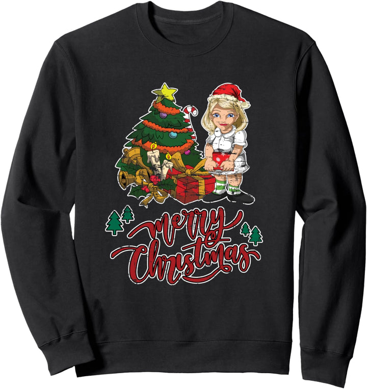 Weihnachtsmann Geschenk Krankenschwester Sweatshirt