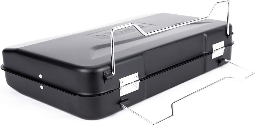 TAINO MOX Holzkohlegrill BBQ Koffergrill Camping-Grill Kohlegrill Retro-Stil klappbar Griller tragba