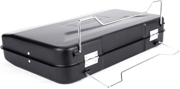 TAINO MOX Holzkohlegrill BBQ Koffergrill Camping-Grill Kohlegrill Retro-Stil klappbar Griller tragba