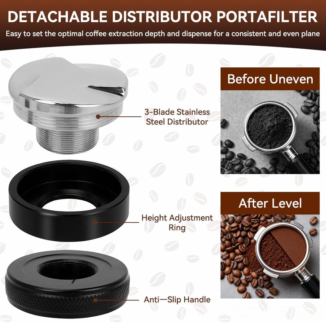 54mm Espresso Tamper Set mit Tamperstation für Barista Kaffee Tamper Station Barista Zubehör Univers