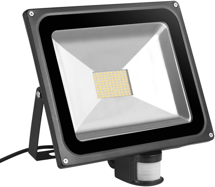 4pcs 80W LED SMD Strahler Fluter Aussen Flutlicht Strahler mit PIR Bewegungsmelder Fluter Wasserdich