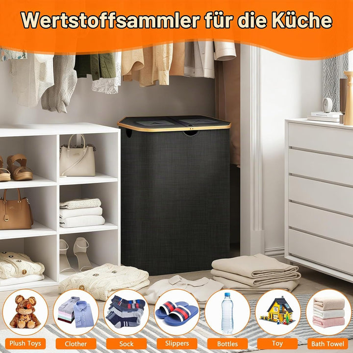 145 L Pfandflaschen Sammelbehälter,Pfandflaschen Aufbewahrung,Flaschensammler mit Loch,mit Herausneh
