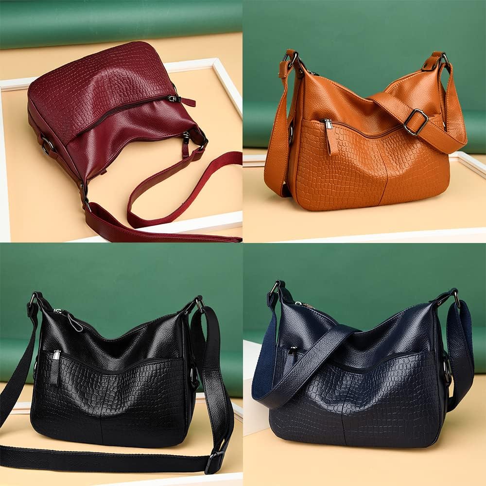 Coolives Damen Umhängetasche Handtasche aus PU-Leder Mode Tasche Schultertasche Leichte Taschen Schu