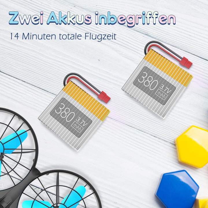 Loolinn | Drohne für Kinder Geschenk - Mini Drohne, RC Quadrocopter mit Antikollisionstechnologie /