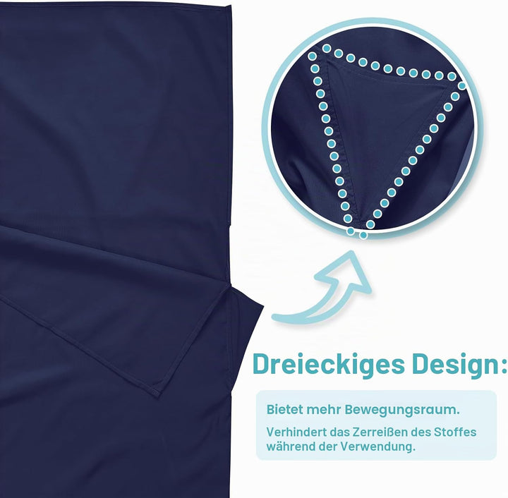 VVAYHUA Hüttenschlafsack,2in1 Reiseschlafsack aus Mikrofaser,Zwei-Wege-Reissverschlüsse Legen die Fü