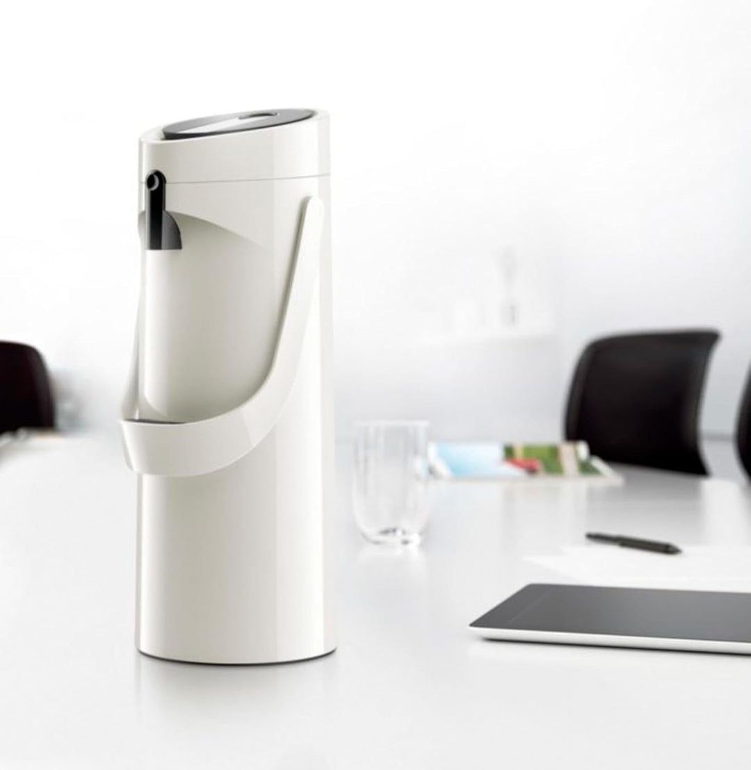 Tefal K3140214 Pumpthermoskanne, Kunststoff, Weiss, Weiss