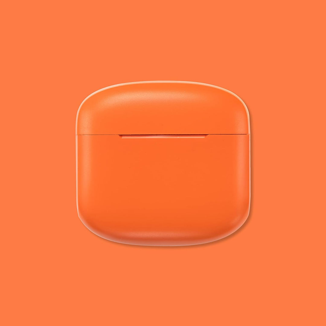 Music Sound | Swag - Kabelloses Kapsel-Headset - Wiedergabezeit bis 20 Stunden - Bluetooth - Orange,