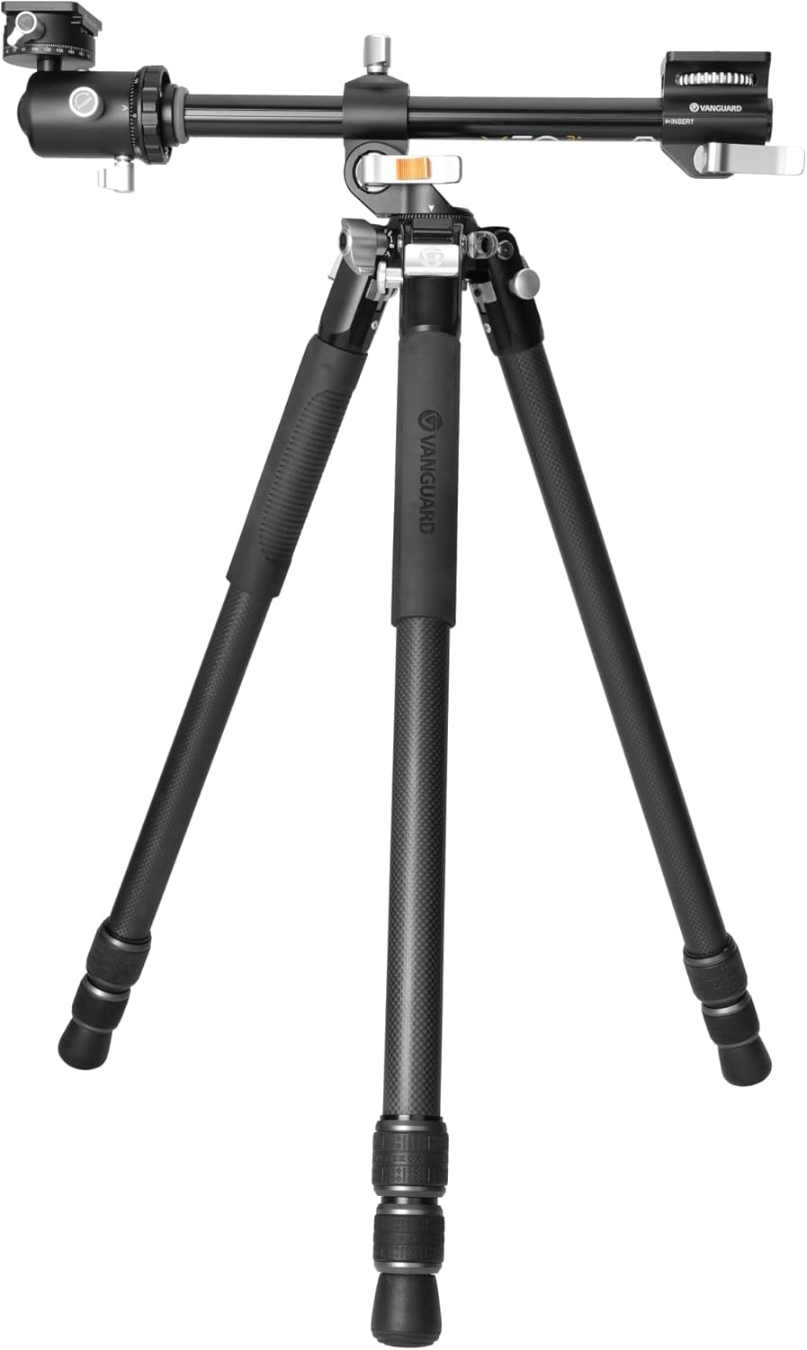 Vanguard Veo 3+ 303CBS - Stativ mit umklappbarere Mittelsäule, 30 mm Beindurchmesser Carbon 30mm Kug