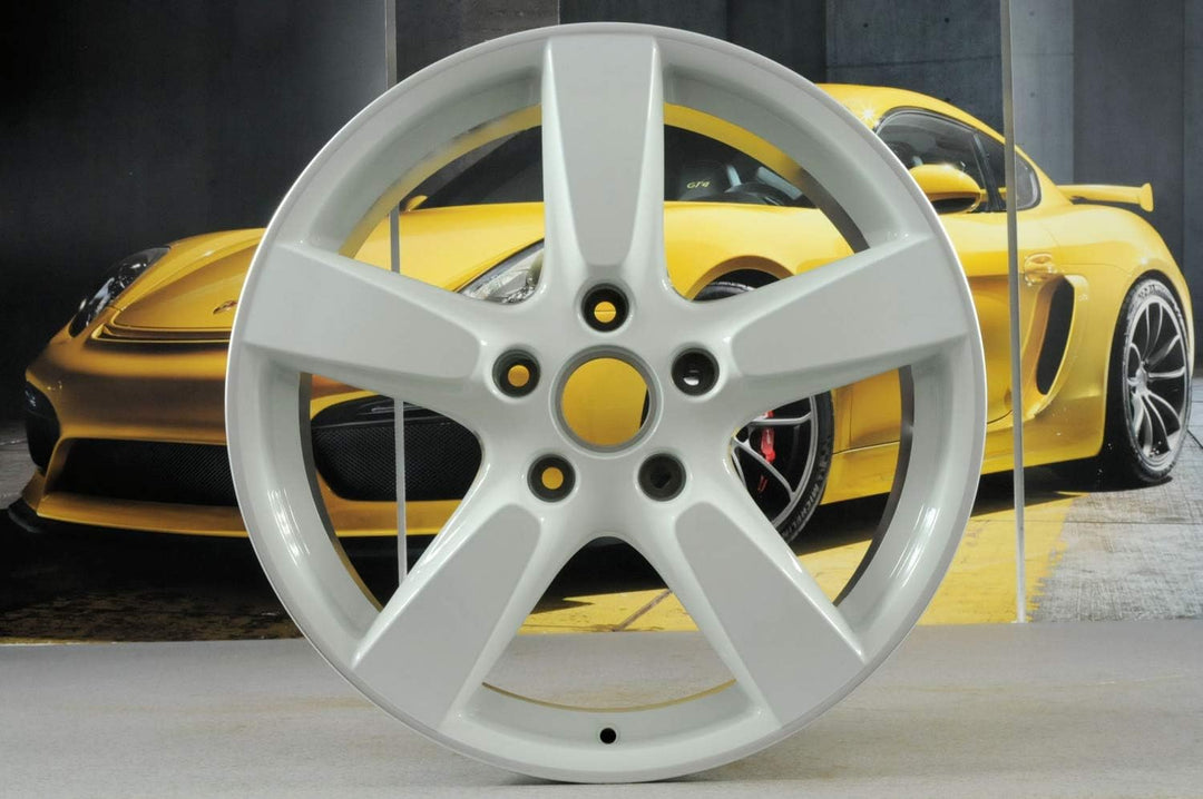 Porsche Boxster/Cayman 981 19" Cayman S Felgensatz Weiss/Wheels White