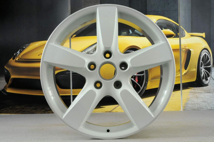 Porsche Boxster/Cayman 981 19" Cayman S Felgensatz Weiss/Wheels White