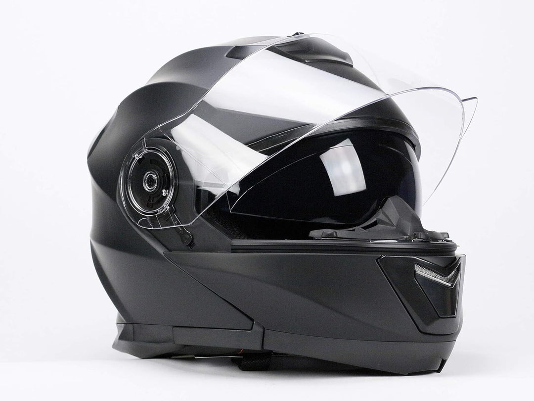 BNO Flip-2 Flip Up Helm Klapphelm Modular Helm M Matt Schwarz, M Matt Schwarz