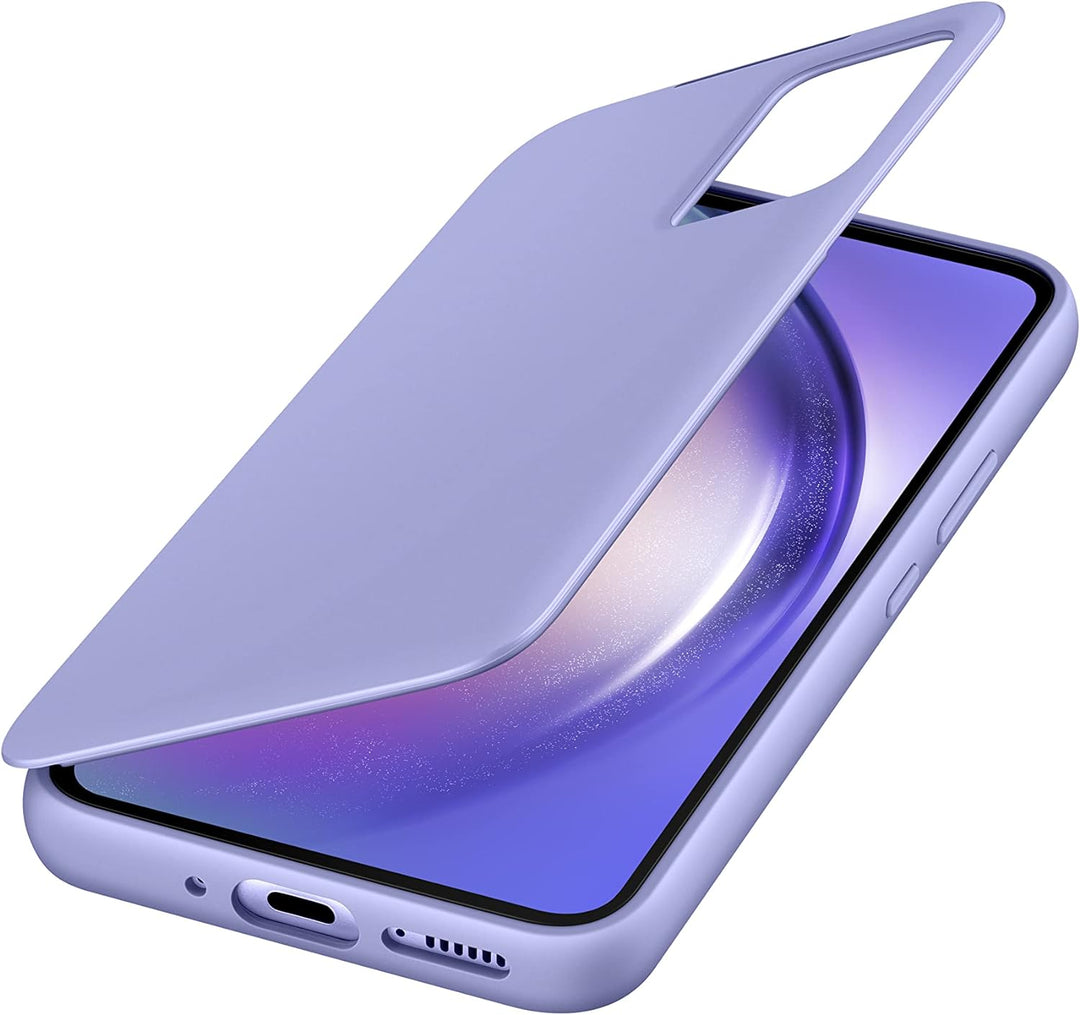 Samsung Smart View Wallet Case EF-ZA546 für das Galaxy A54 5G, Handyhülle, Schützhülle in Blueberry,