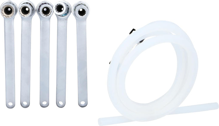 KS Tools 160.0725 Bremsen-Entlüftungsschlüssel-Satz, 6-teilig