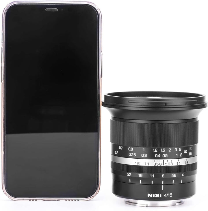 NiSi 15mm F4 ASPH Ultra-Weitwinkel Vollformat Objektiv für Sony E-Mount/Nikon Z-Mount/Cannon RF-Moun