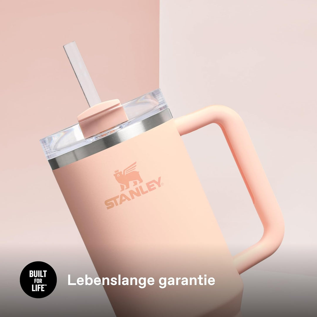 STANLEY 1913 Quencher H2.0 Flowstate Trinkflasche Mit Strohhalm 1.2L - Thermobecher Kühlt 11 Stunden