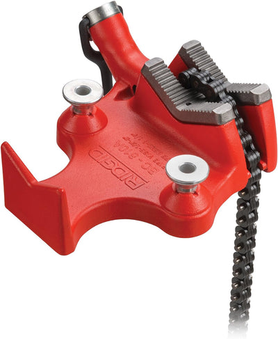 RIDGID 40215 Modell BC-810 Kettenrohrschraubstock mit oberer Schraube, Schraubstock 1/2" bis 8" (15