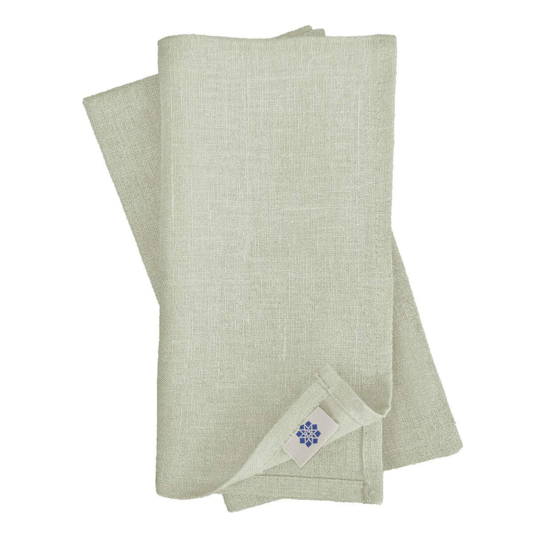 Linen & Cotton Hochwertige 4 x Stoffservietten/Servietten Stoff/Leinenservietten Hygge - 100% Leinen