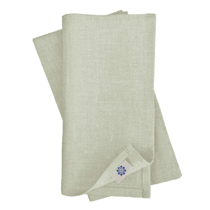 Linen & Cotton Hochwertige 4 x Stoffservietten/Servietten Stoff/Leinenservietten Hygge - 100% Leinen