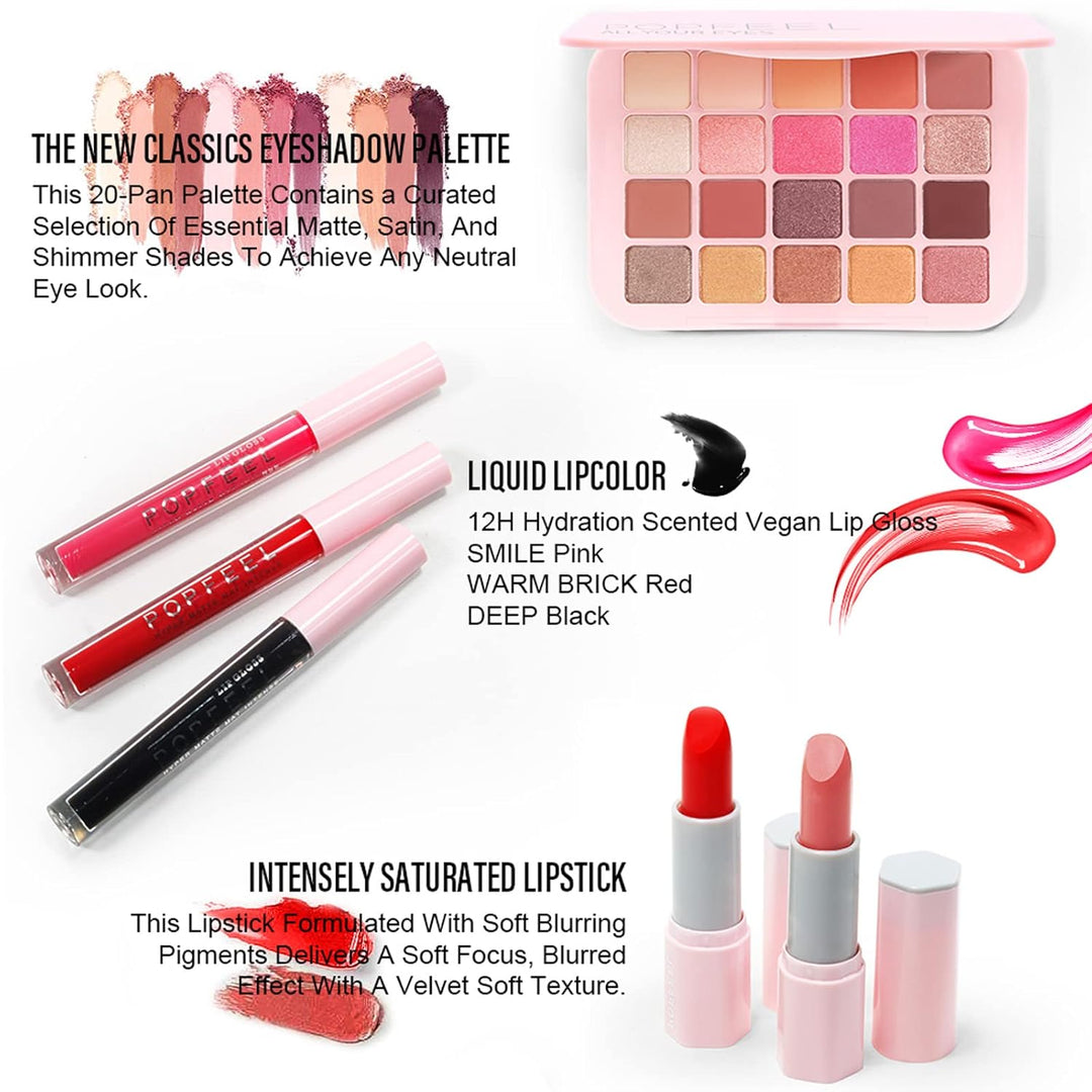 FantasyDay Multifunktions Exquisite Make-up Geschenkset Kosmetik Schmink Kit für Gesicht, Augen und