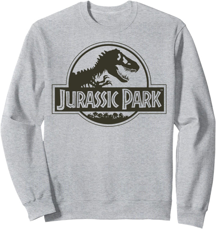 Jurassic Park Classic Logo Black T-Rex Sweatshirt