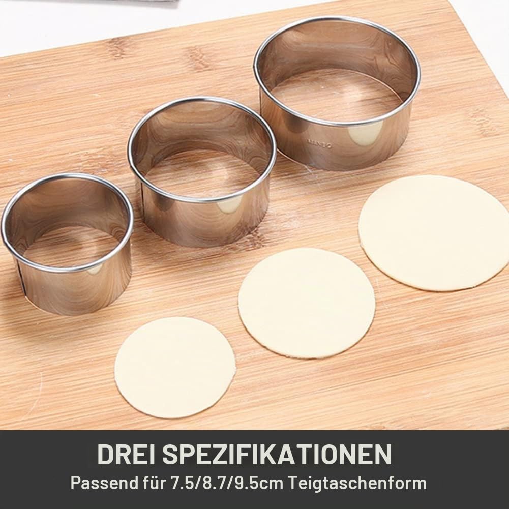 Knödelmacher Automatisch, Doppelkopf-Automatischer Knödelmacher Teigtaschenformer Ravioli Maker Edel