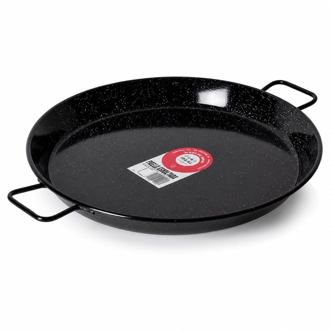 Garcima Paellapfanne für 4 Personen, emailliert, 30 cm 16 personas, 55 cm Schwarz, 16 personas, 55 c