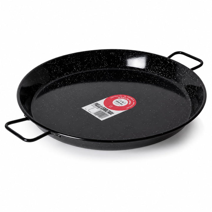 Garcima Paellapfanne für 4 Personen, emailliert, 30 cm 16 personas, 55 cm Schwarz, 16 personas, 55 c