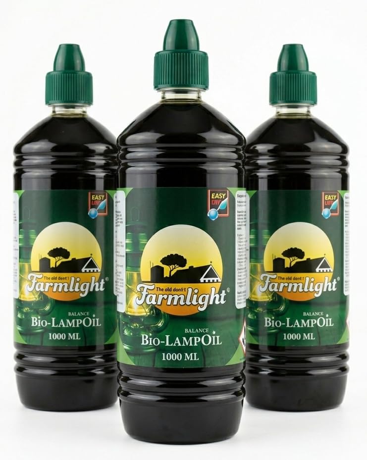 Bio-Öl für Lampen, Fackel, Herd und Taschenlampen, flüssiges, geruchloses Wachs, transparent, gegen