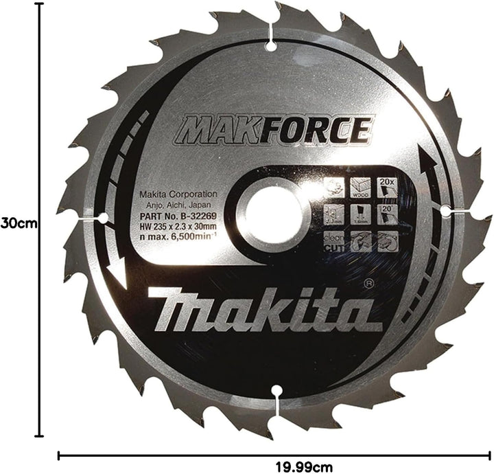 Makita MakForce Saegeblatt, 235 x 30 mm, 20Z, B-32269