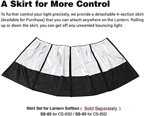 Godox CS-85D Laternen-Softbox 85,5-Zoll-Soft-Lighting-Modifikator für Godox SL-60W SL150W II FV150 A
