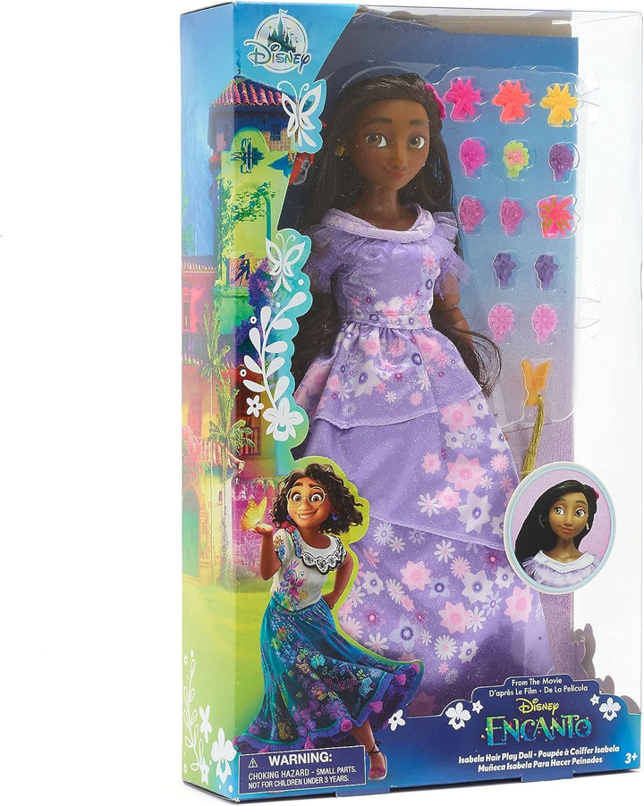 Disney Store Klassische Puppe Isabela, Encanto: Die Fantastische Familie Madrigal, Violett, Isabela