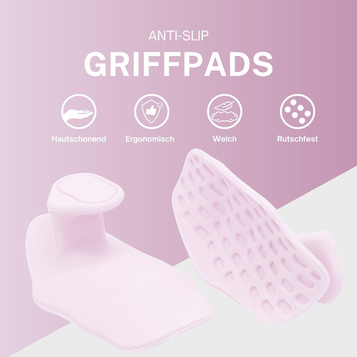 Anti Slip Gym-Grips – Rutschfeste Griffpads zur Hornhautvermeidung bei Krafttraining, Klimmzügen, Ha