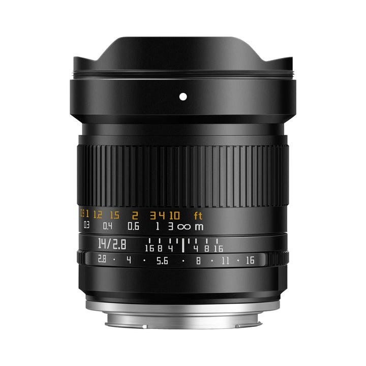 TTARTISAN 14mm F2.8 ASPH. Kameraobjektiv Vollformat Manueller Fokus Ultraweitwinkel (für Sony E), f&