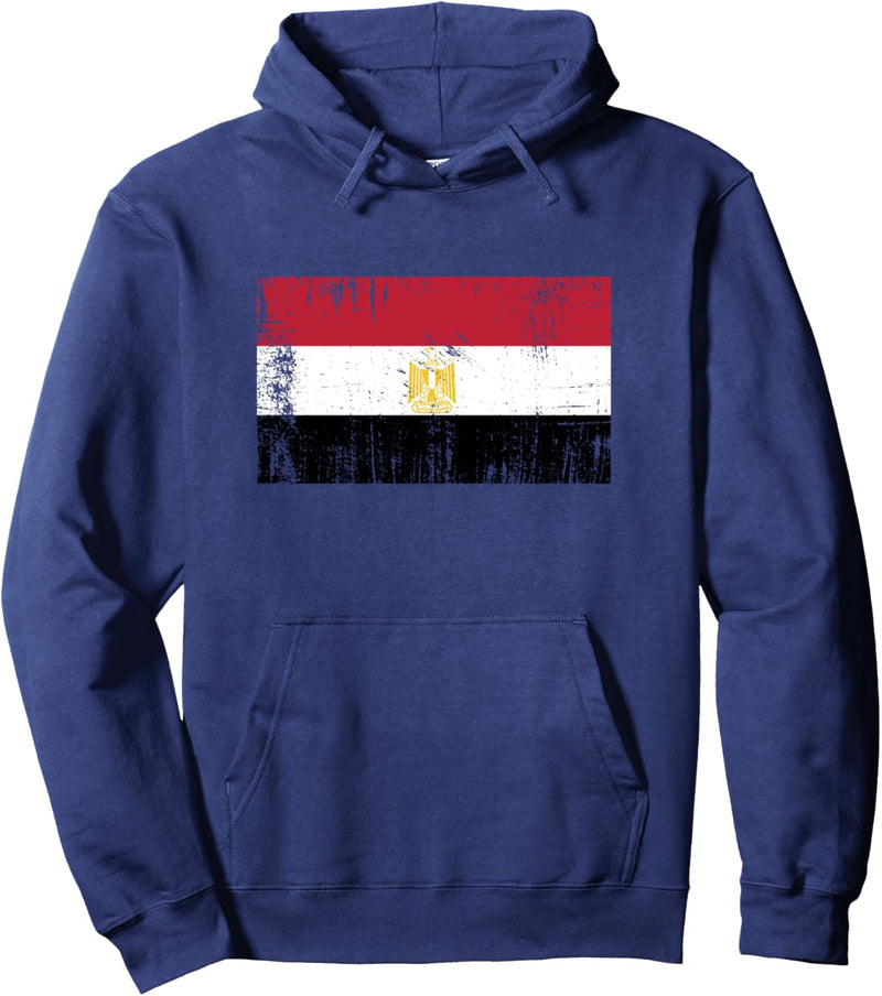 Ägypten Fahne Ägyptische Flagge Geschenk Fussball-Fan Sport Pullover Hoodie