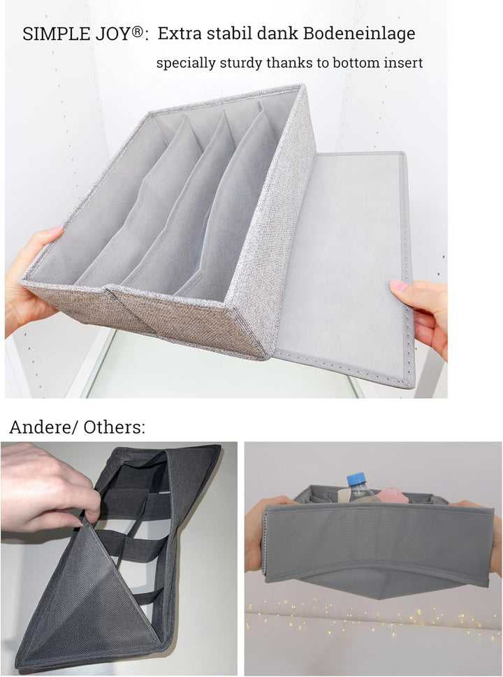SIMPLE JOY® Schubladen Ordnungsystem Boxen für Ikea (PAX75 (52 Fächer)), PAX75 (52 Fächer)
