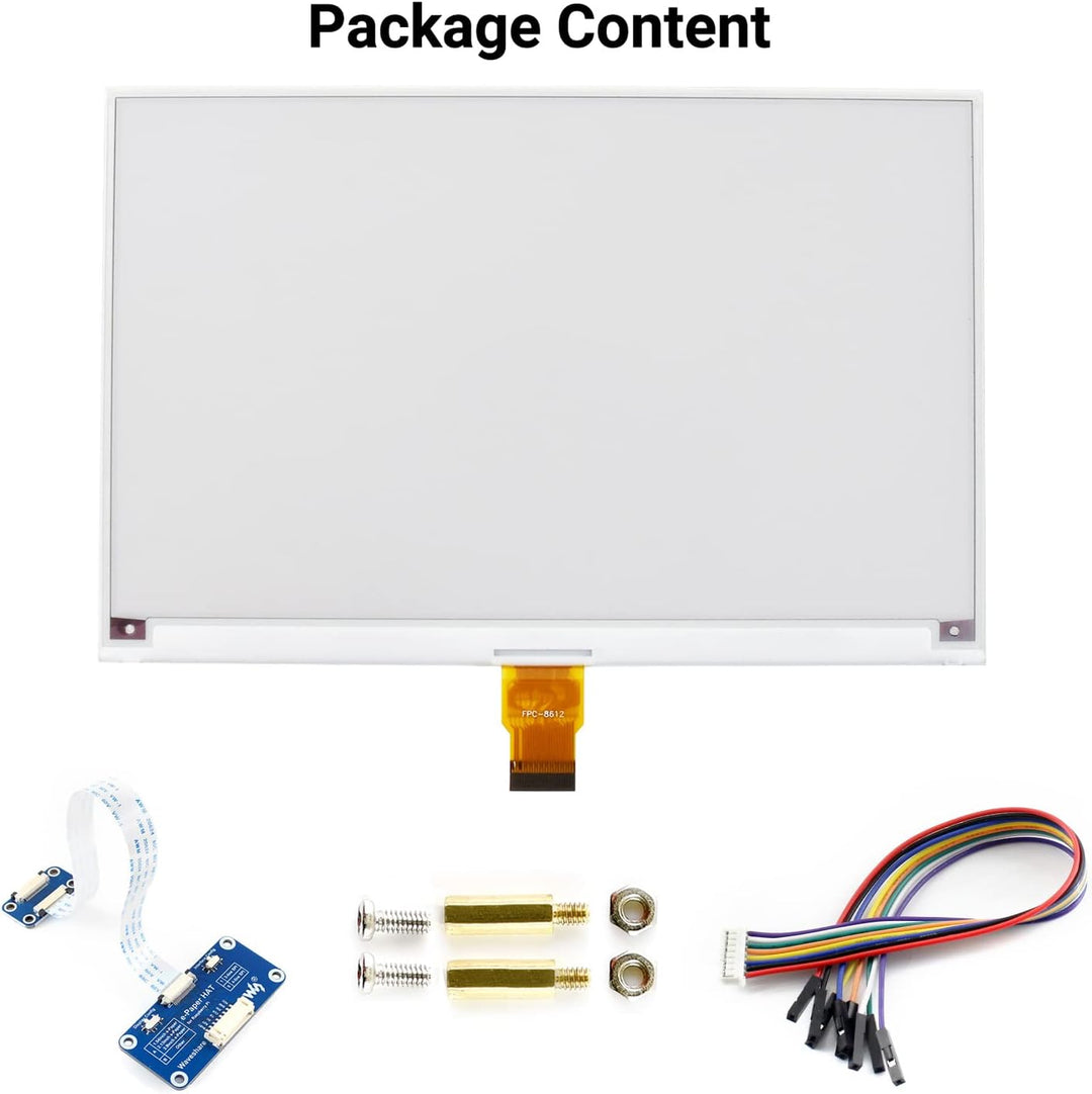 Waveshare 7.5inch E-Paper Display HAT (B) Module 800x480 Resolution 3.3v E-Ink Electronic Screen SPI