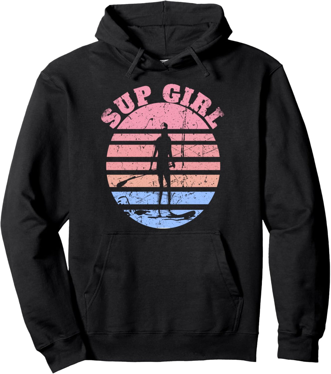 Sup Girl Stand Up Paddling Sup Damen Pullover Hoodie
