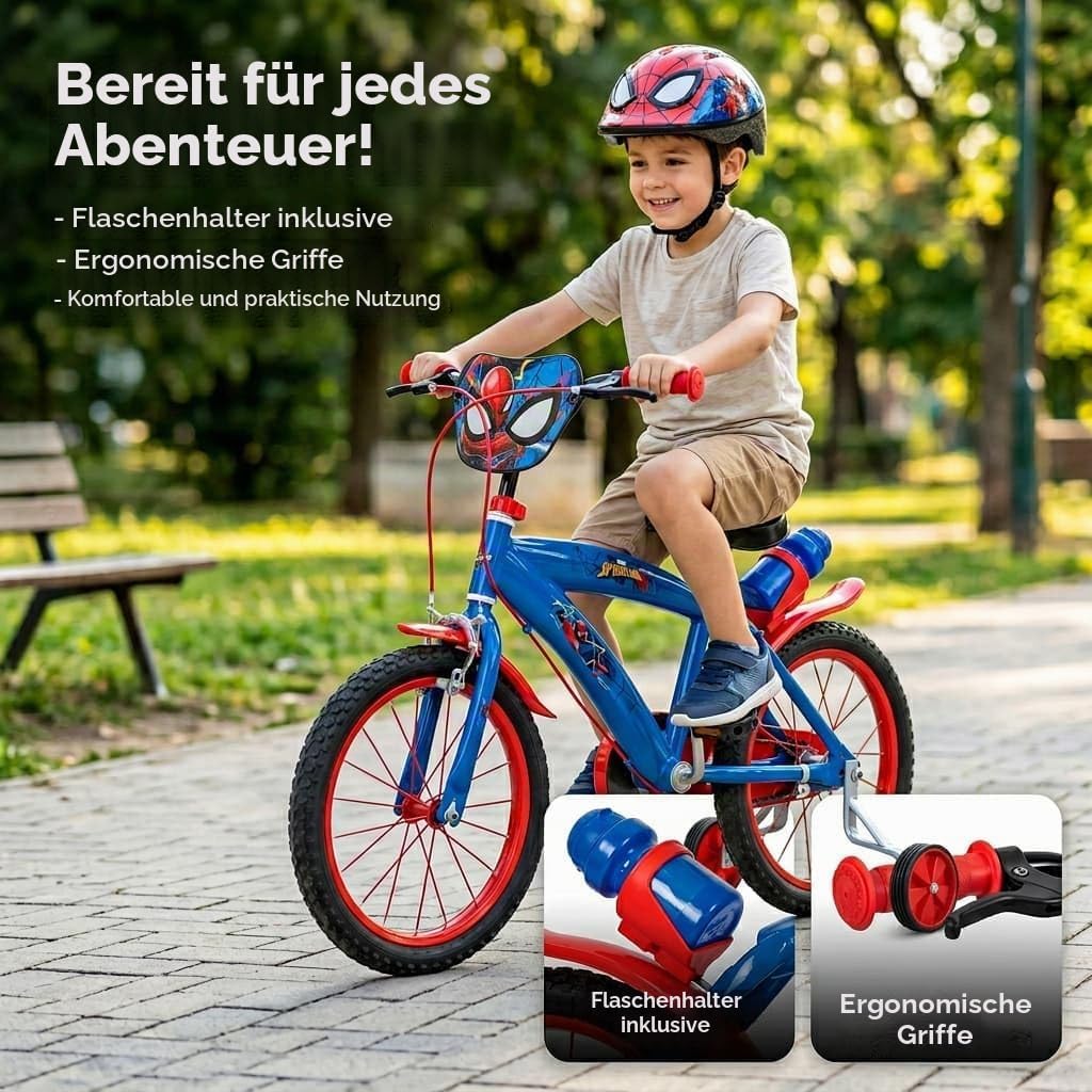 TOIMSA Fahrrad 16 Zoll Spiderman Huffy 5/8 Jahre