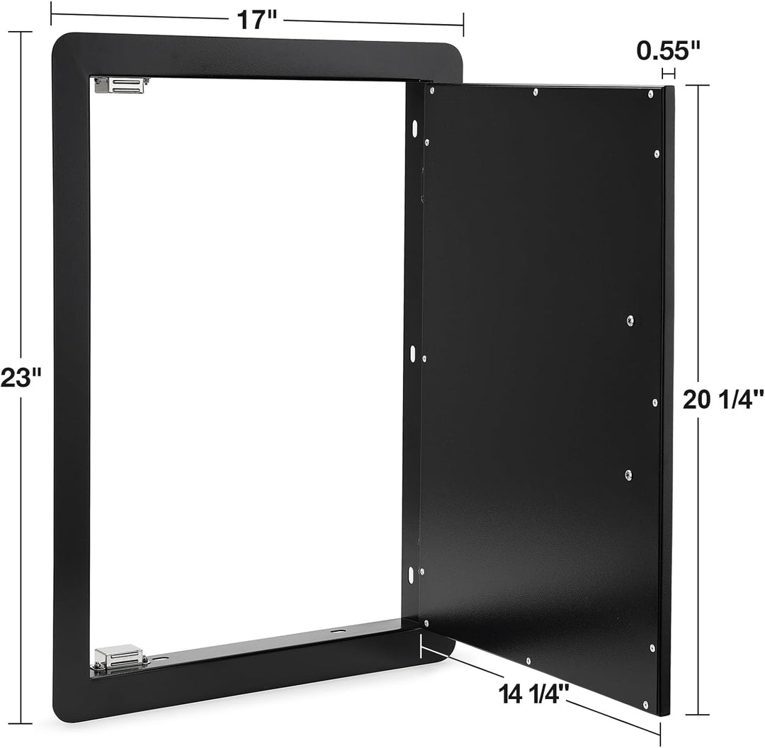 Stanbroil Grillzugangstür – 43 x 58 cm (B x H), Wandkonstruktion, bündige Montage, vertikale Tür, fü
