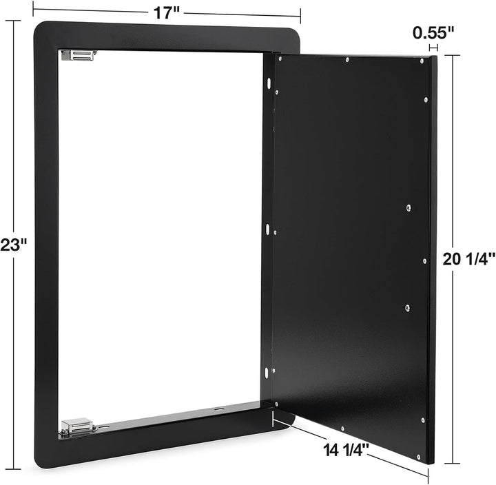 Stanbroil Grillzugangstür – 43 x 58 cm (B x H), Wandkonstruktion, bündige Montage, vertikale Tür, fü
