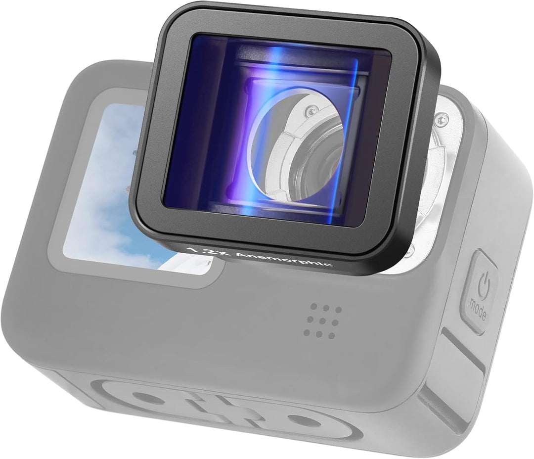 NEEWER 1,2X Anamorphotisches Objektiv kompatibel mit GoPro Hero 13 12 11 10 9 Black Breitbild Kinoef