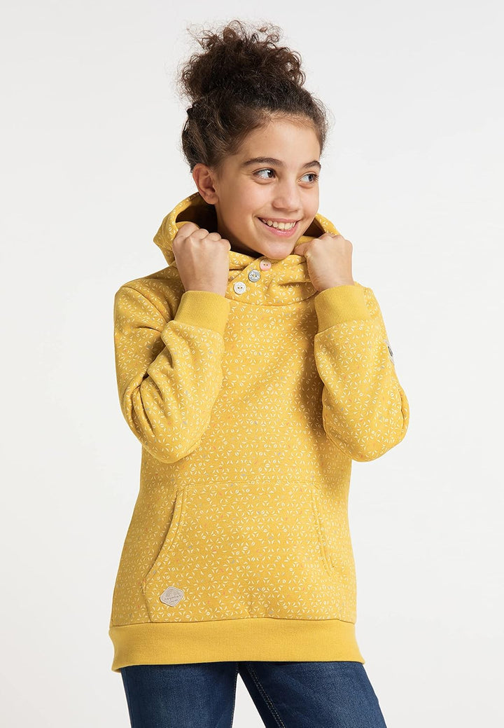 Ragwear Dorka Mädchen Sweatshirt mit Kapuze Kapuzenpullover Pullover Sweater 152 Honey, 152 Honey