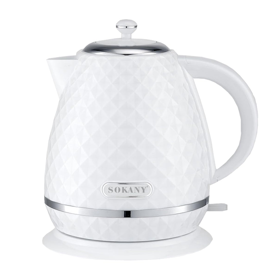 SOKANY SK-1032 2200W Wasserkocher, 1,7L Teekocher, herausnehmbarer Kalkfilter, Auto-Off, Wasserstand