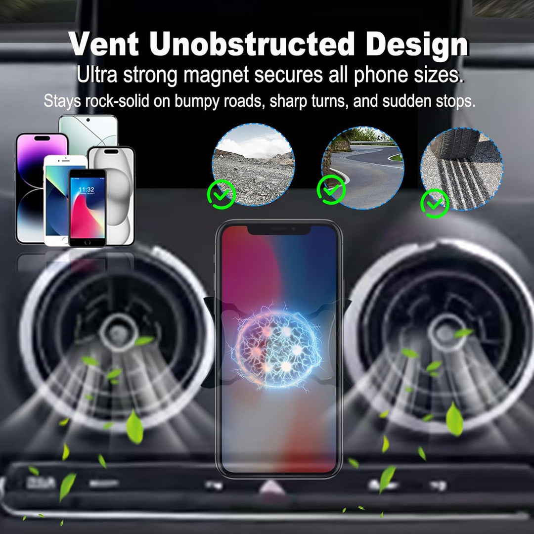 Magnetische Handyhalterung für Audi A3 8V / S3 8V (2014-2019), Auto Handyhalter Lüftungsschlitze 360