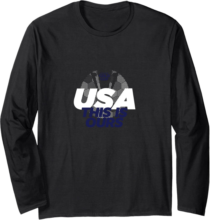 USA Designs of Past Editions and Champions of the Gold Cup Langarmshirt