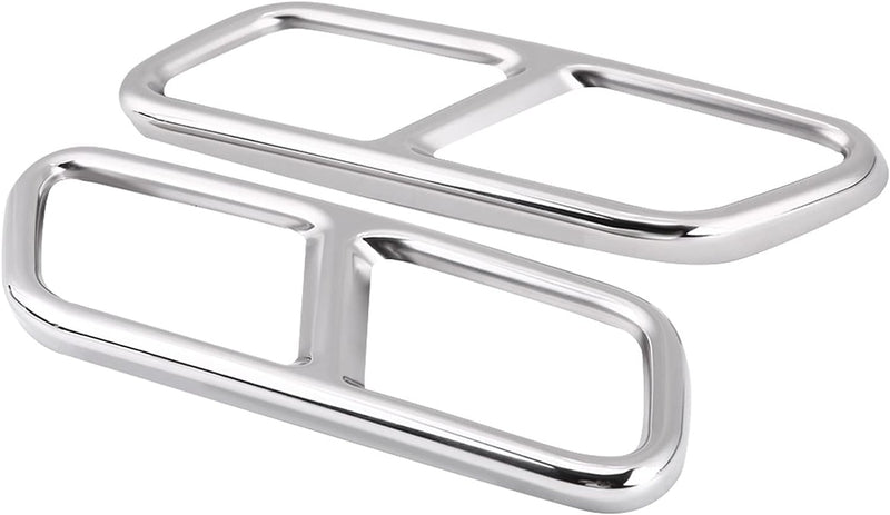 Auspuff-Abdeckungen, 1 Paar Hintere Auspuffrohr-Abdeckungsblenden f¨¹r Benz GL X166 13 15 S R-Klasse