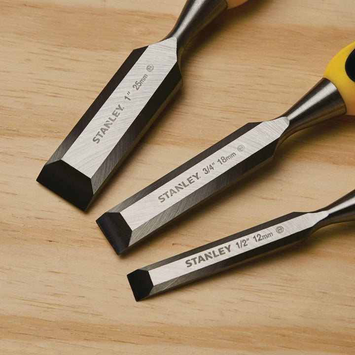Stanley 16-300 3-Piece Chisel Set-3PC WOOD CHISEL SET