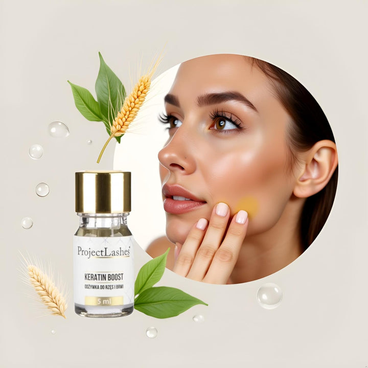 Keratin Serum für Wimpern & Augenbrauen – Travel & Brunette Lift – Nährende Keratinpflege mit Malven