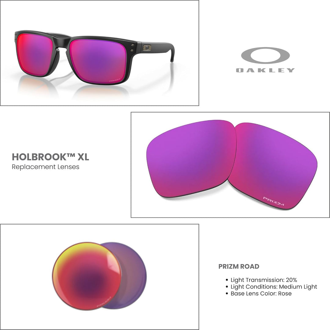 Oakley Original Holbrook XL OO9417 Ersatzgläser für Damen und Herren, inklusive Oakley Mikrofasertuc