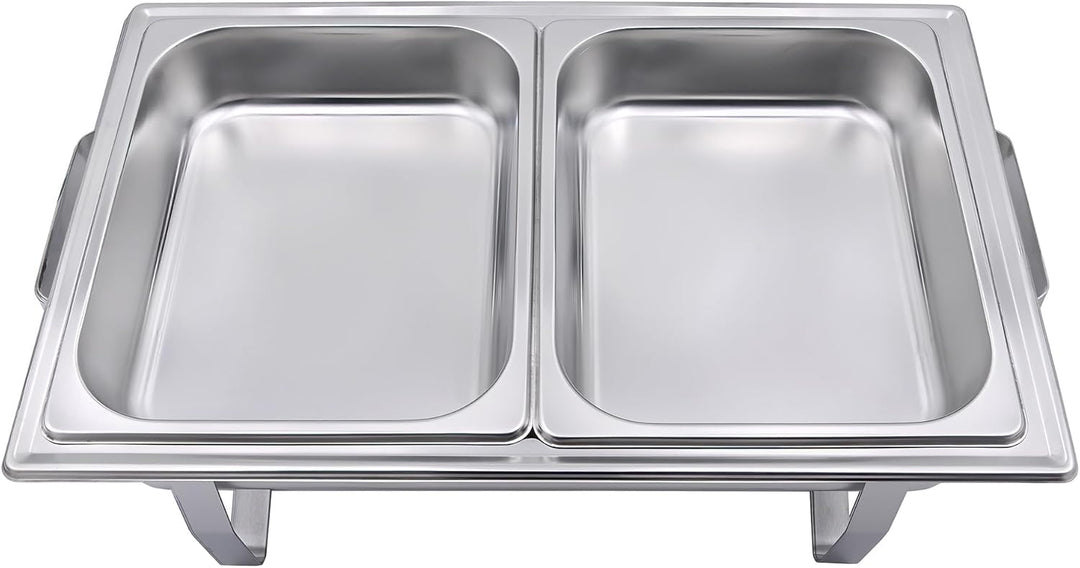 GN-Chafing Dish Speisewärmer Komplettset 1/2 inkl. Gestell mit Tragegriffen und Deckelhalterung, Was